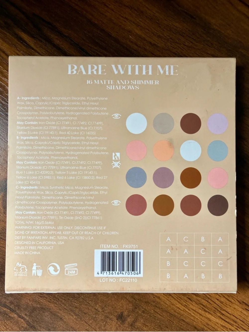 Amuse Cosmetics Eyeshadow Palette